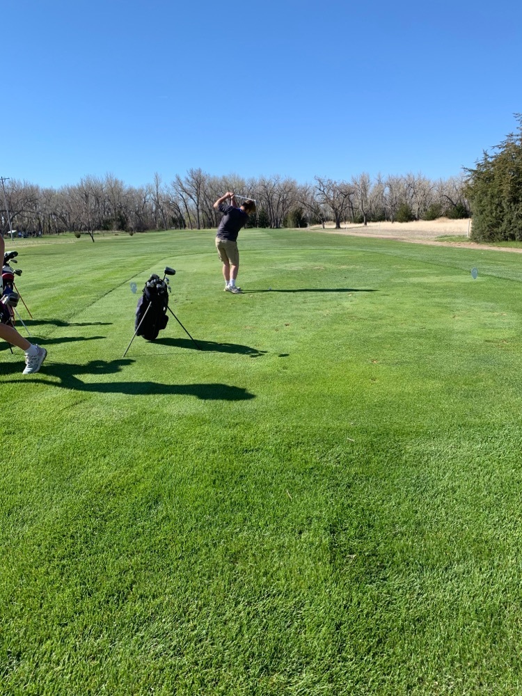 Jarrett Bieber is competing today at the RPAC golf meet in Dundy County